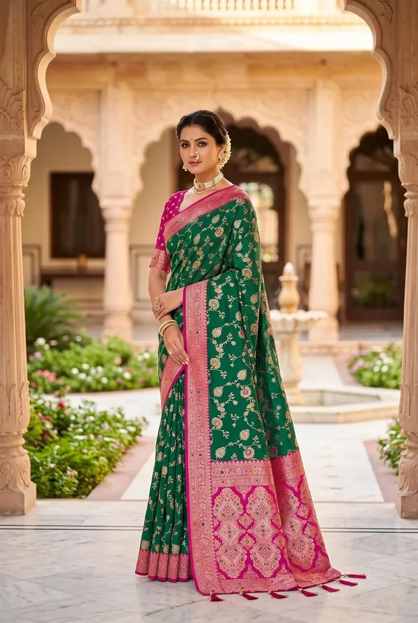 Banarasi_Silk_Saree_With_Blouse_Piece