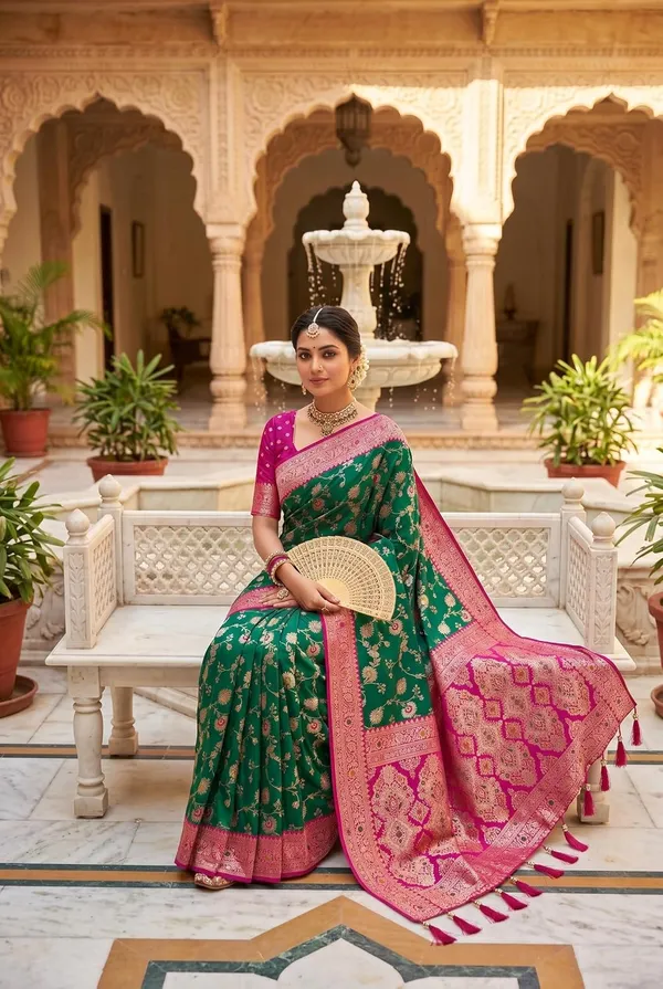 Banarasi_Silk_Saree_With_Blouse_Piece