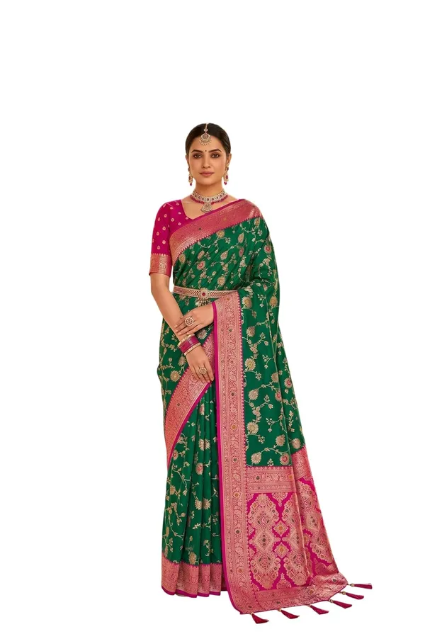 Banarasi_Silk_Saree_With_Blouse_Piece