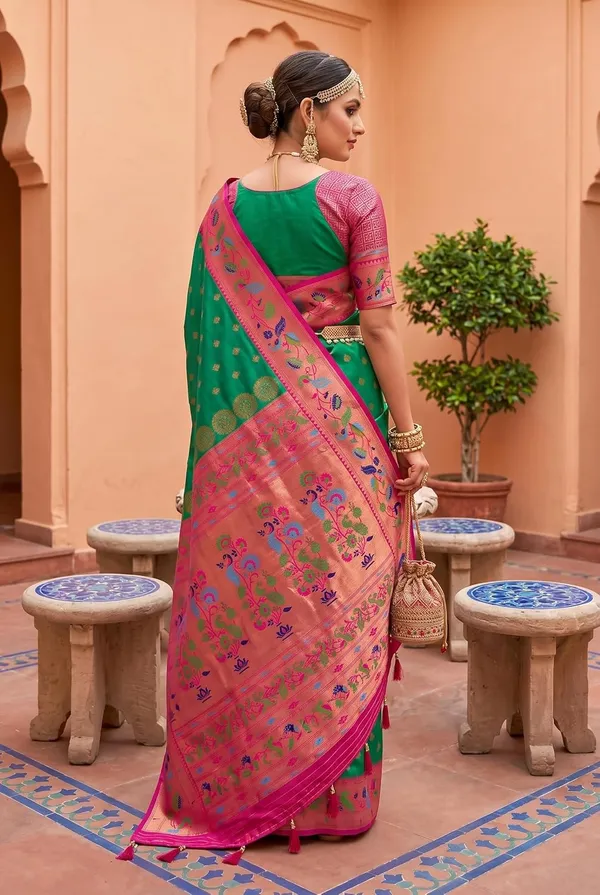 Paithani_Silk_Saree_With_Blouse_Piece