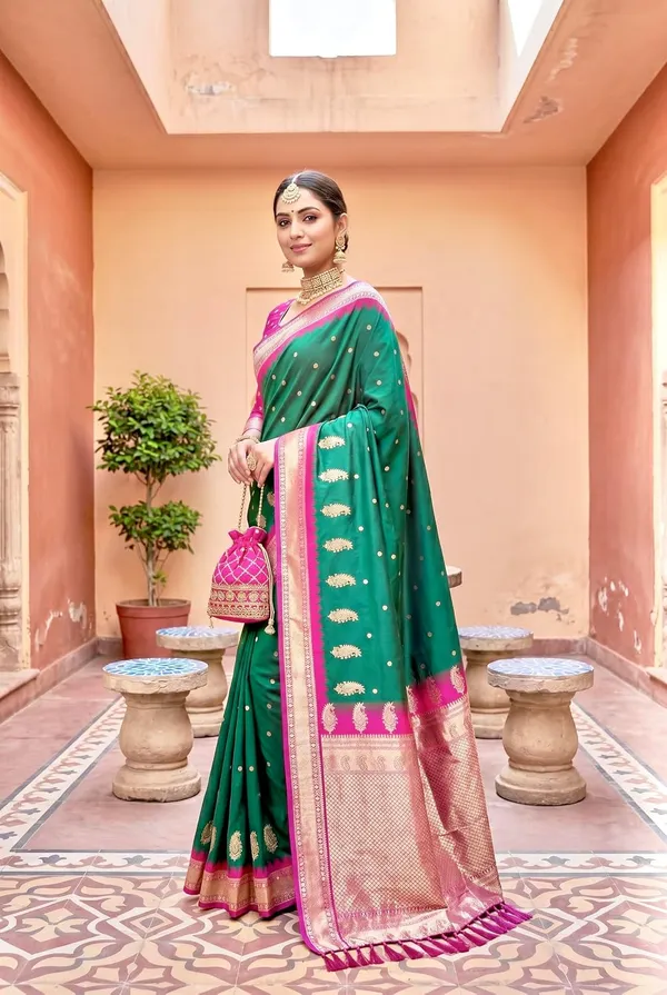 Silk_Saree_With_Blouse_Piece