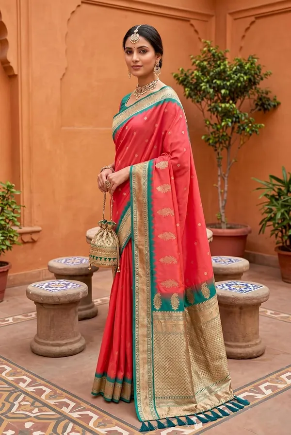 Silk_Saree_With_Zari_Weaving_And_Blouse_Piece