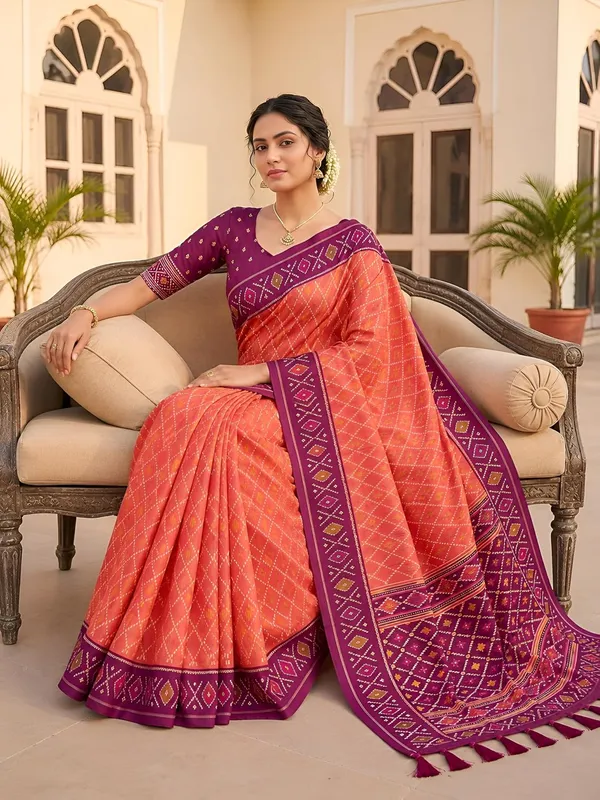 Patola_Silk_Saree_With_Blouse_Piece