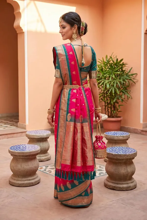 Silk_Saree_With_Blouse_Piece