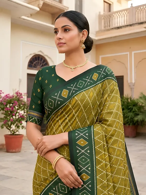 Patola_Silk_Saree_With_Blouse_Piece