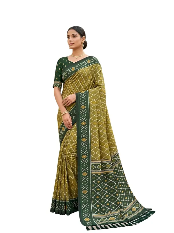 Patola_Silk_Saree_With_Blouse_Piece