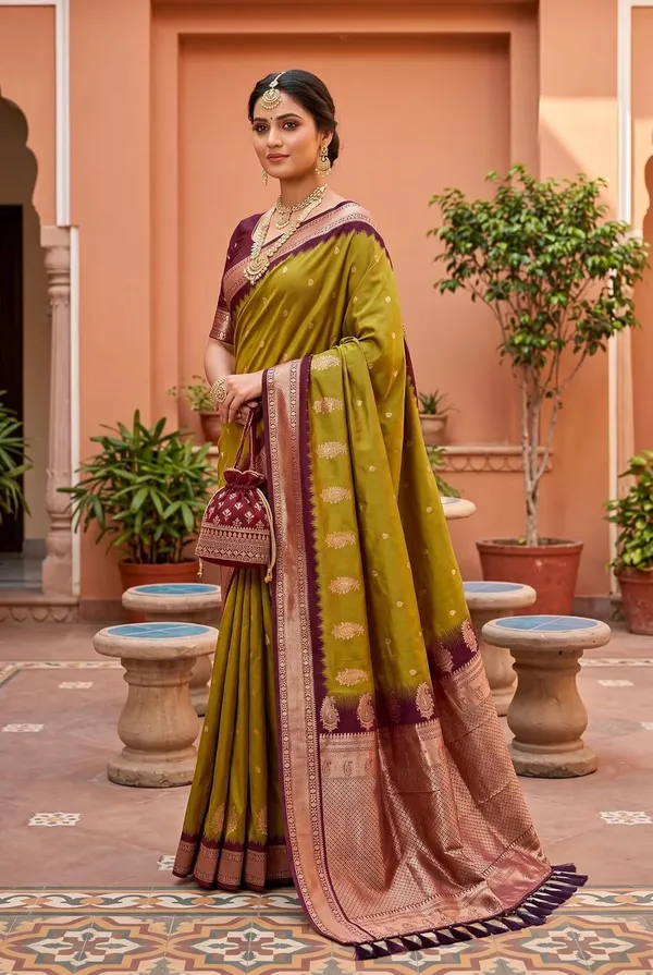 Silk_Saree_With_Zari_Weaving_And_Blouse_Piece
