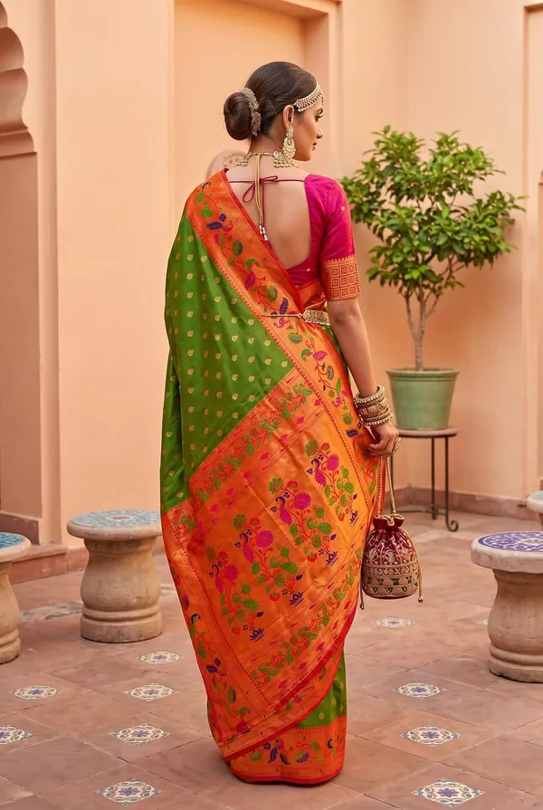 Paithani_Silk_Saree_With_Blouse_Piece