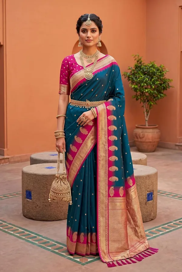Silk_Saree_With_Blouse_Piece