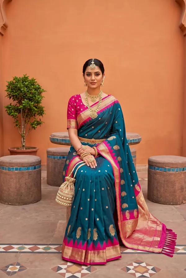 Silk_Saree_With_Blouse_Piece