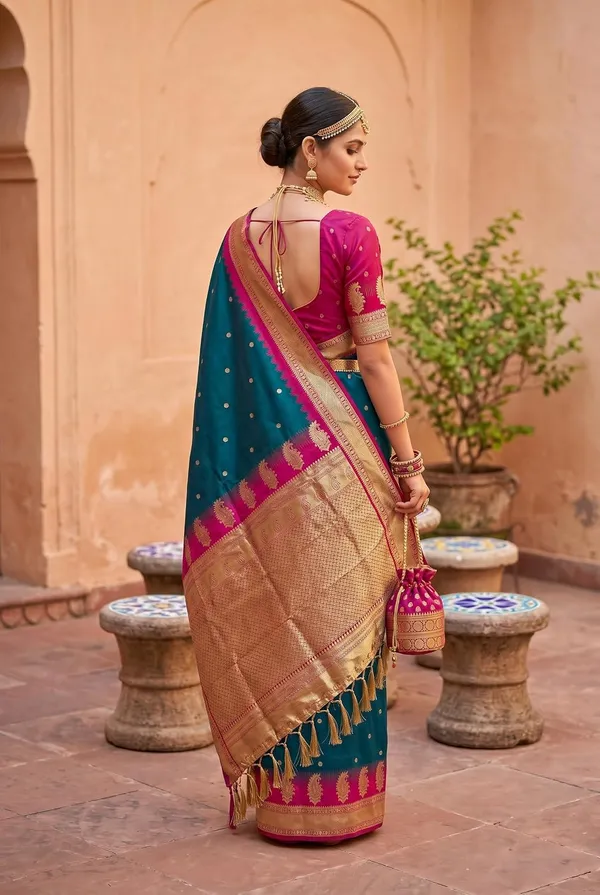 Silk_Saree_With_Blouse_Piece
