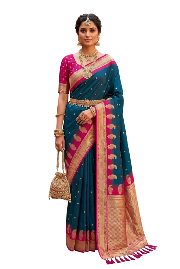 Silk_Saree_With_Blouse_Piece