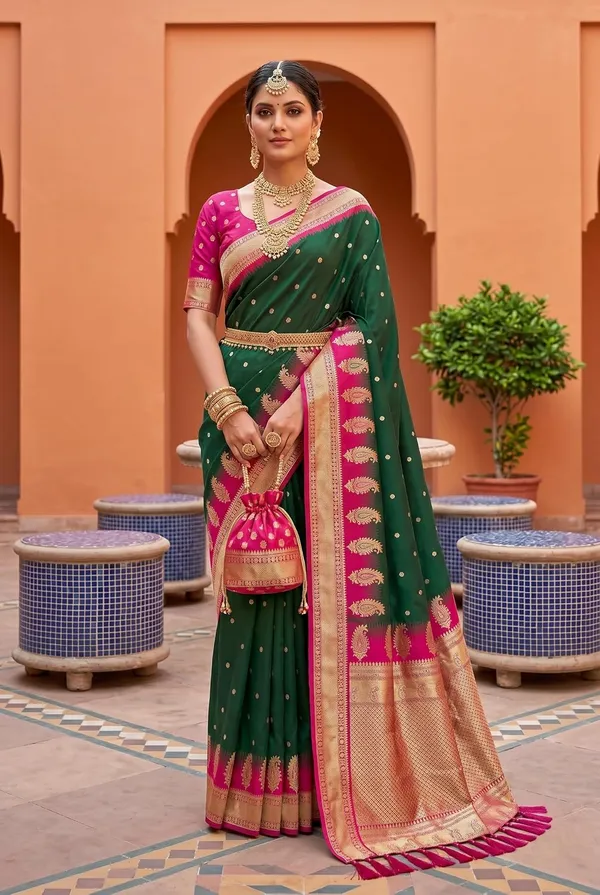 Silk_Saree_With_Zari_Weaving_And_Blouse_Piece