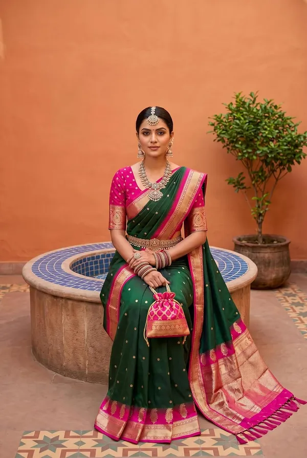 Silk_Saree_With_Zari_Weaving_And_Blouse_Piece