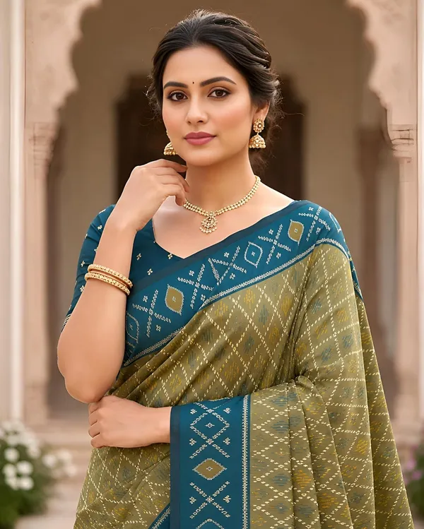Patola_Silk_Saree_With_Blouse_Piece