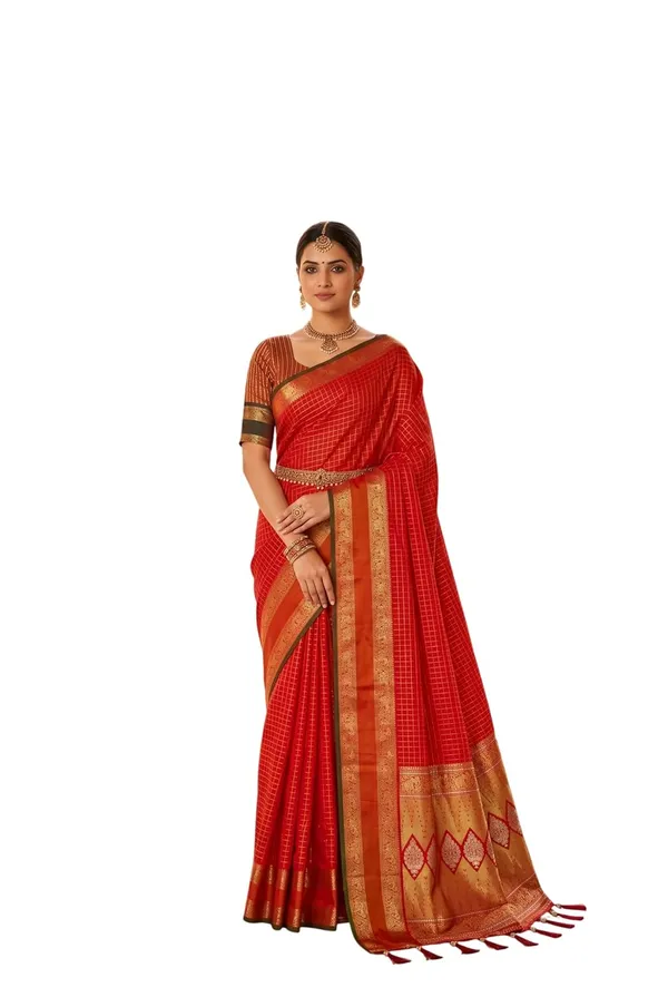 Silk_Saree_With_Zari_Weaving_And_Blouse_Piece