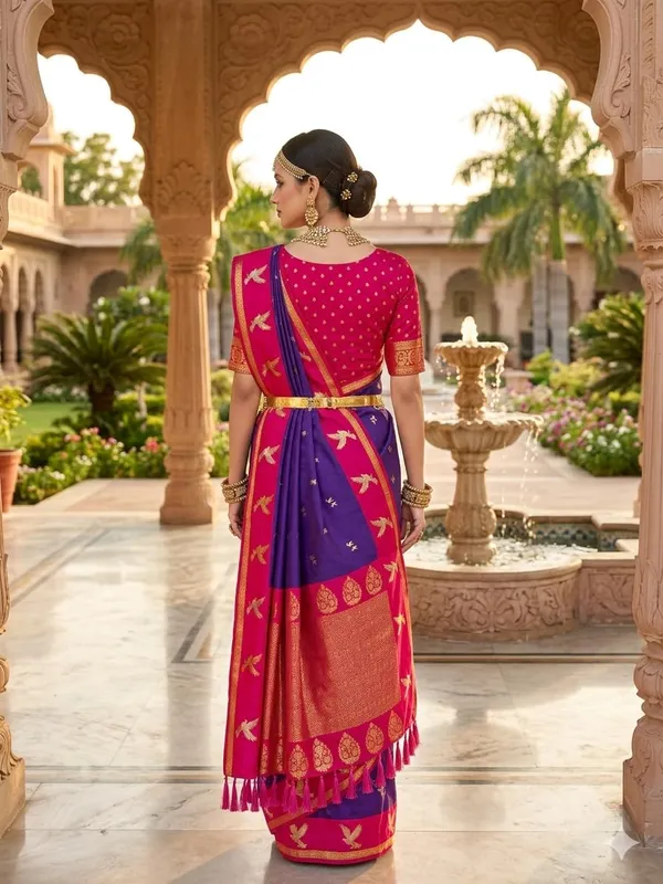 Silk_Saree_With_Zari_Weaving_And_Blouse_Piece