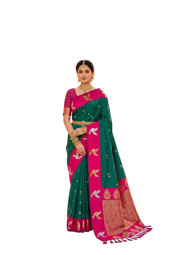 Silk_Saree_With_Blouse_Piece