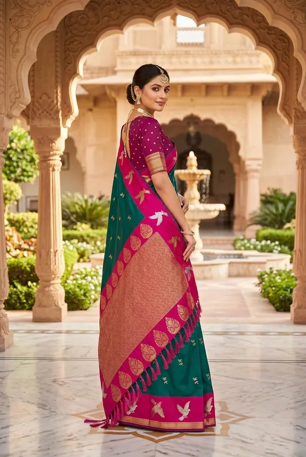 Silk_Saree_With_Blouse_Piece
