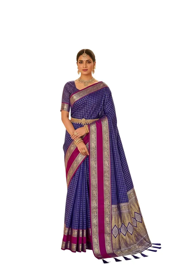 Silk_Saree_With_Zari_Weaving_And_Blouse_Piece