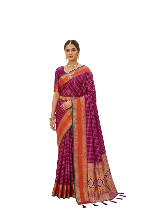Silk_Saree_With_Blouse_Piece