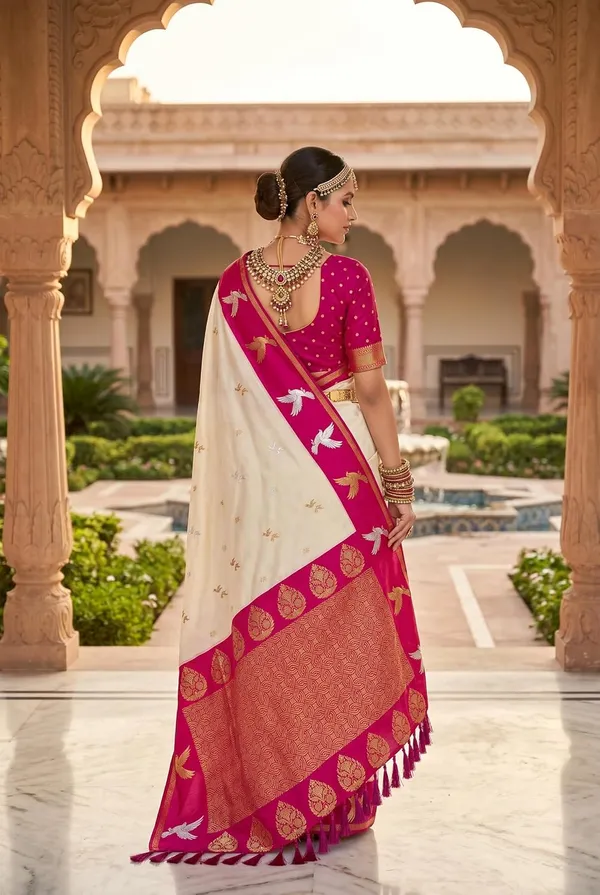 Silk_Saree_With_Zari_Weaving_And_Blouse_Piece