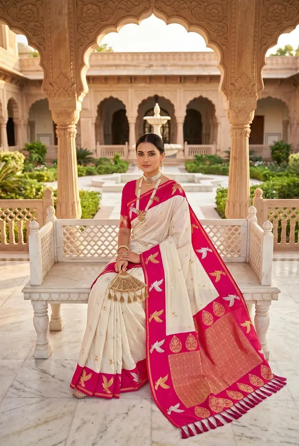 Silk_Saree_With_Zari_Weaving_And_Blouse_Piece