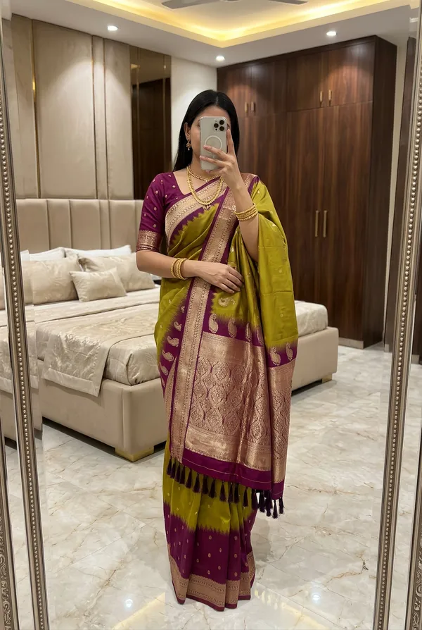 Banarasi_Silk_Saree_with_Silver_Zari_Paisley_Weaving
