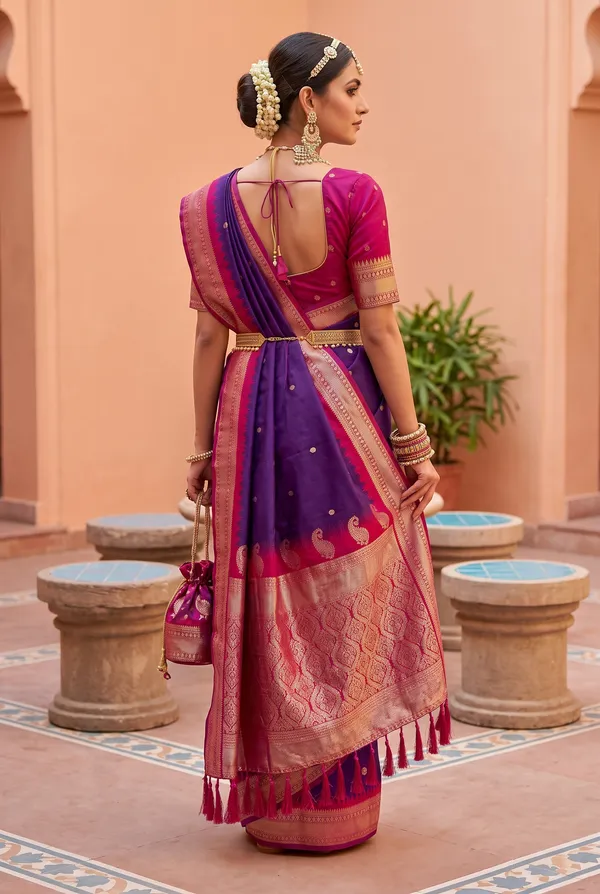 Banarasi_Silk_Saree_with_Silver_Zari_Paisley_Weaving