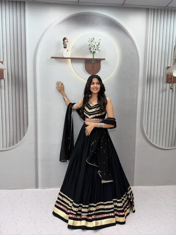 Black_Cotton_Lehenga_Choli_Set_with_Mirror_Work_&_Sequined_Dupatta