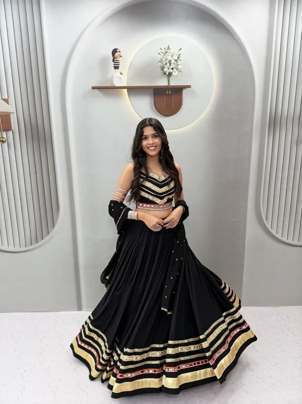 Black_Cotton_Lehenga_Choli_Set_with_Mirror_Work_&_Sequined_Dupatta