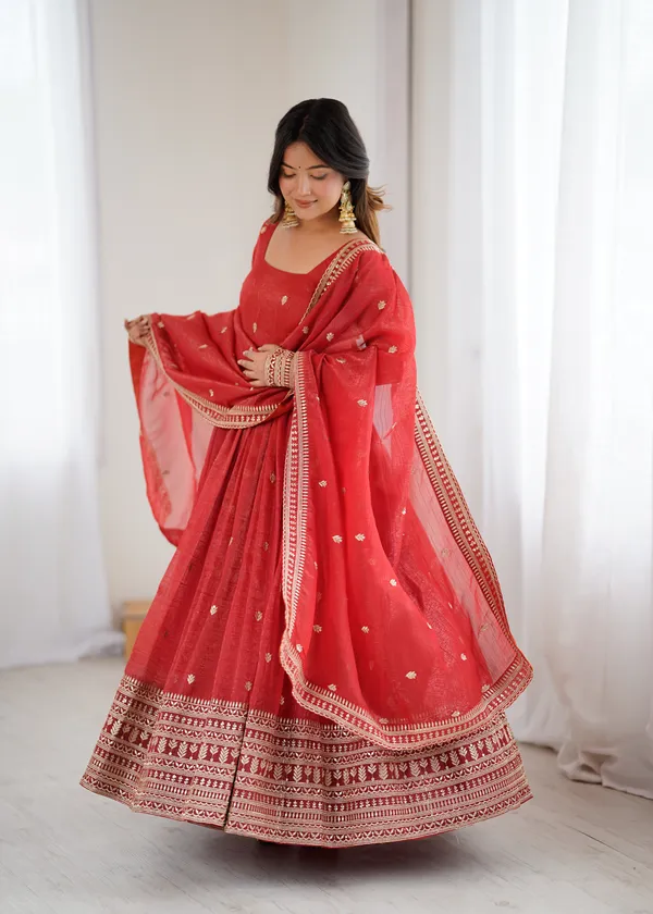 Crimson_Red_Embroidered_Anarkali_Suit_Set_with_Organza_Dupatta