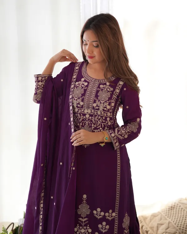 Deep_Purple_Embroidered_Georgette_Sharara_Suit_Set_with_Matching_Dupatta
