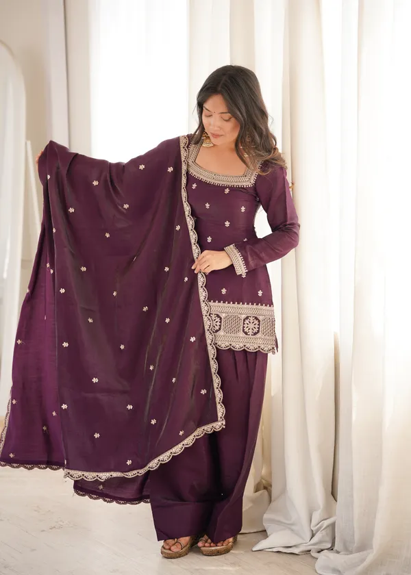 Deep_Purple_Embroidered_Kurta,_Salwar_&_Dupatta_Set