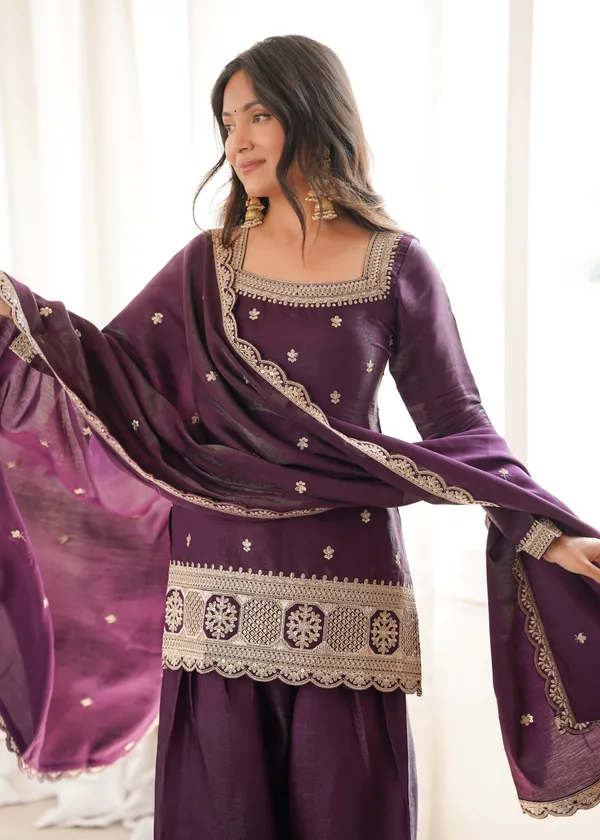 Deep_Purple_Embroidered_Kurta,_Salwar_&_Dupatta_Set
