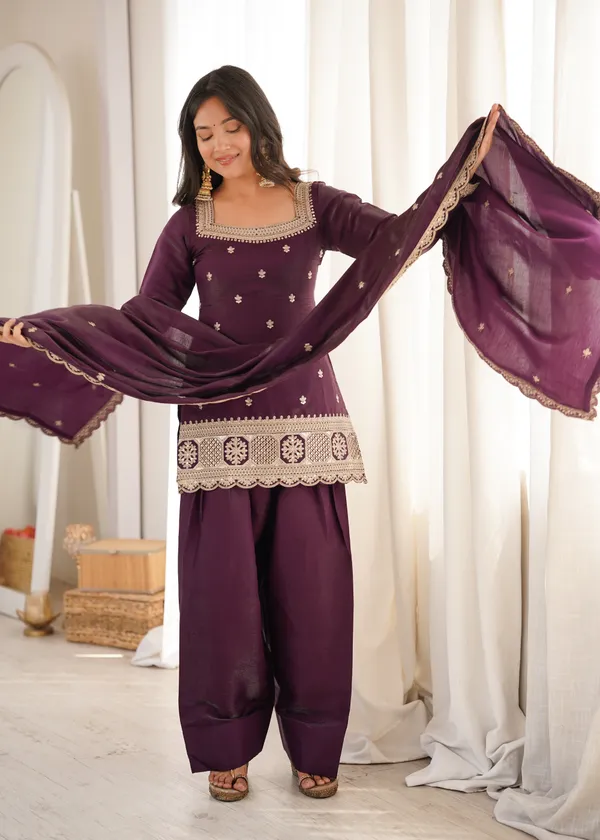 Deep_Purple_Embroidered_Kurta,_Salwar_&_Dupatta_Set