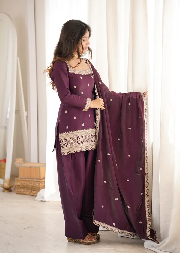 Deep_Purple_Embroidered_Kurta,_Salwar_&_Dupatta_Set