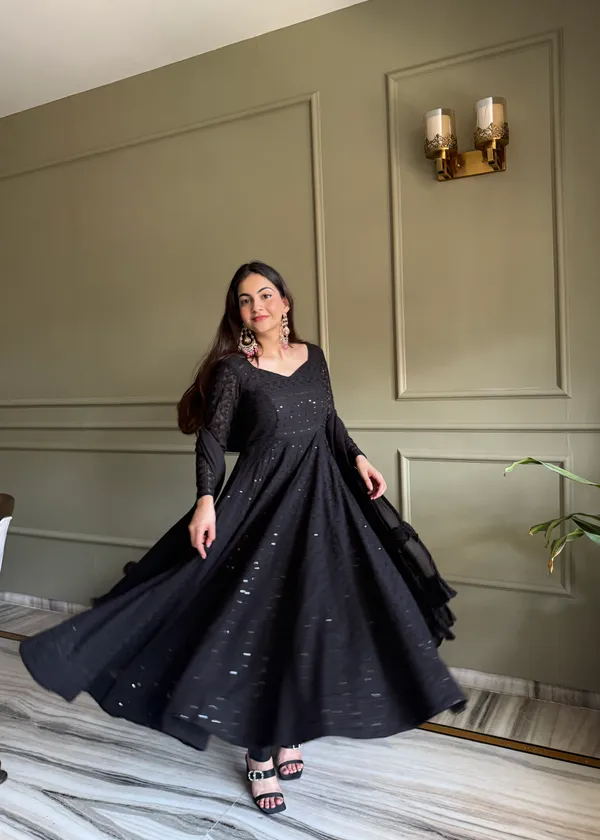Elegant_Jet_Black_Sequined_Anarkali_Suit_Set_with_Dupatta