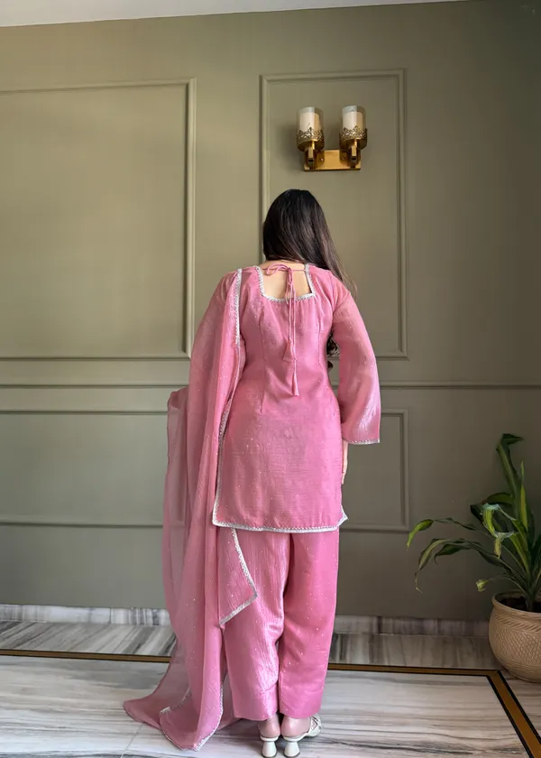 Elegant_Pink_Angrakha_Kurti_Set_with_Salwar_&_Dupatta