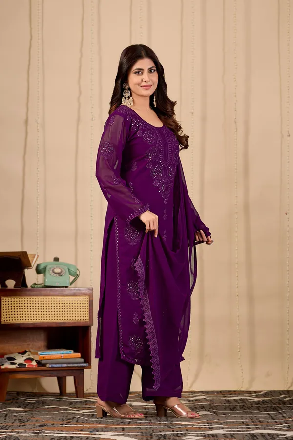 Elegant_Purple_Georgette_Lucknowi_Chikankari_Salwar_Suit_Set_with_Sequins_&_Dupatta