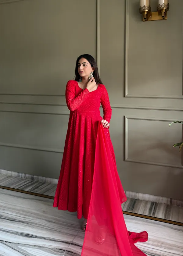 Elegant_Red_Sequined_Anarkali_Suit_Set_with_Dupatta