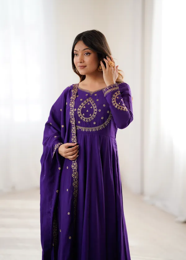 Elegant_Royal_Purple_Embroidered_Anarkali_Dress_with_Dupatta_&_Palazzo_Pants