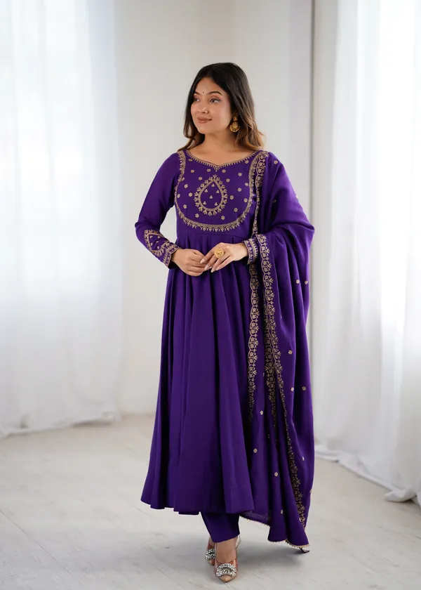 Elegant_Royal_Purple_Embroidered_Anarkali_Dress_with_Dupatta_&_Palazzo_Pants