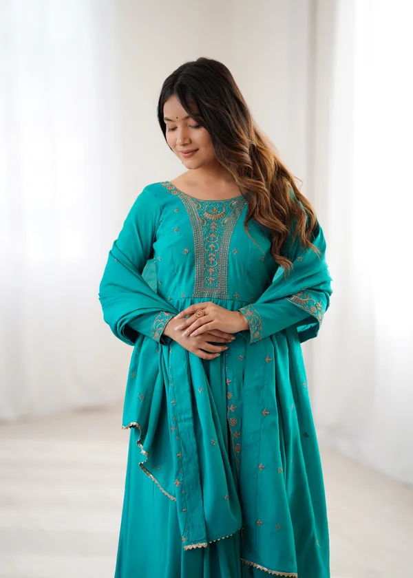 Elegant_Teal_Blue_Embroidered_Anarkali_Suit_Set_with_Dupatta