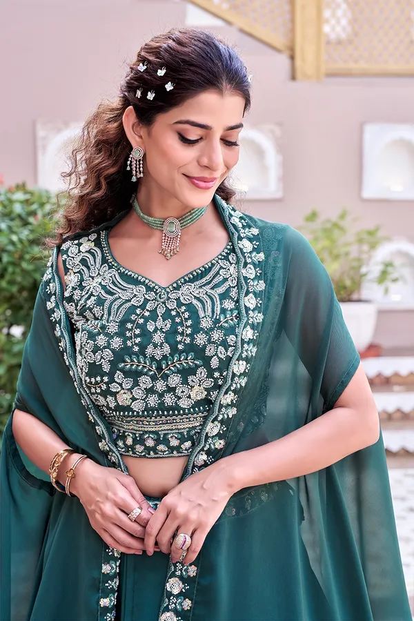 Elegant_Teal_Green_Embroidered_Lehenga_Choli_with_Dupatta