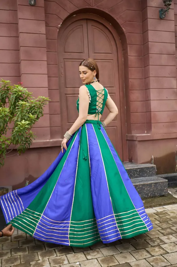 Emerald_Green_&_Royal_Blue_Designer_Lehenga_Choli_with_Handcrafted_Mirror_Work