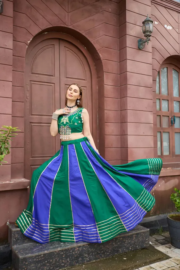 Emerald_Green_&_Royal_Blue_Designer_Lehenga_Choli_with_Handcrafted_Mirror_Work