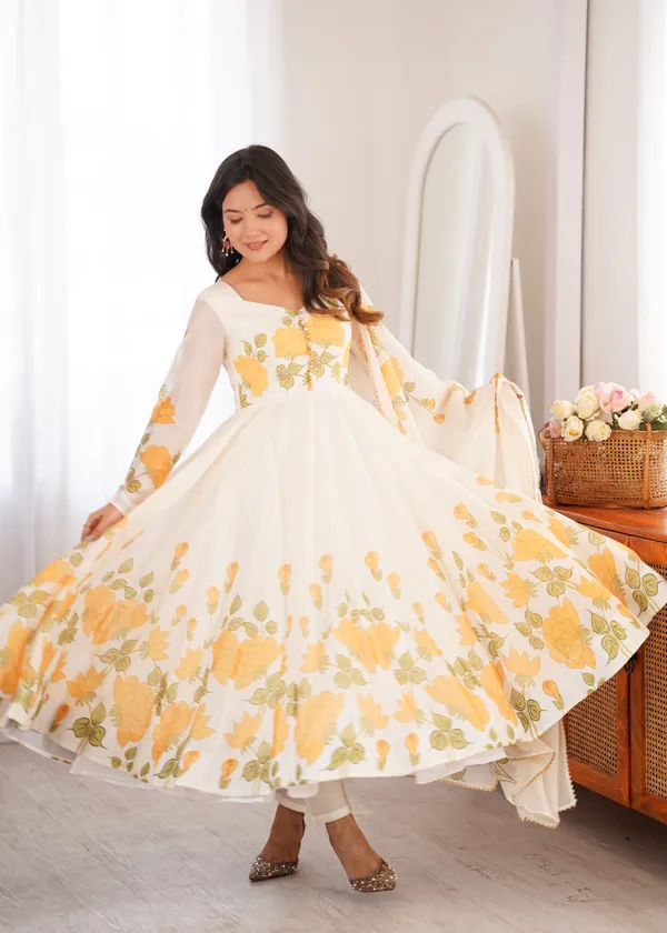 Floral_Print_Anarkali_Kurta_Set_with_Matching_Dupatta