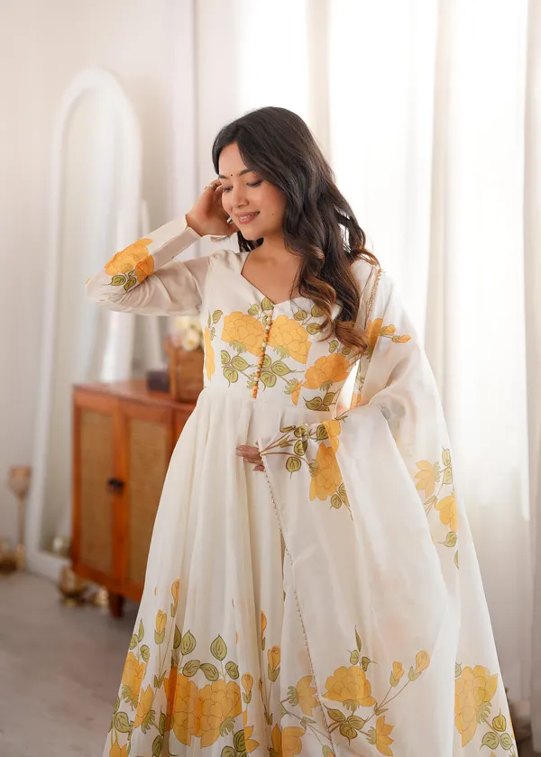 Floral_Print_Anarkali_Kurta_Set_with_Matching_Dupatta