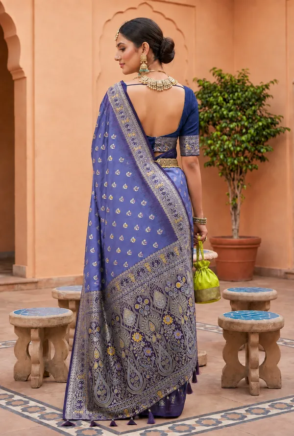 Lavender_Designer_Banarasi_Saree_with_Intricate_Traditional_Border